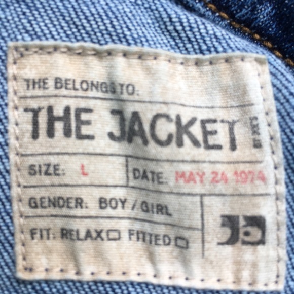 Joe’s jeans boy\girl Jean Jacket size L - Picture 3 of 3
